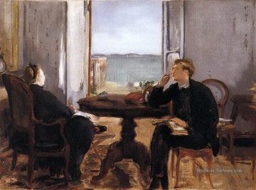 Édouard Manet œuvres - Intérieur à Arcachon Édouard Manet
